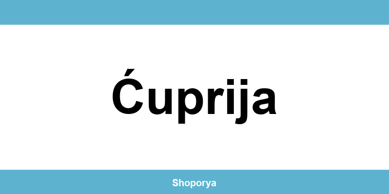 Lilly droguerie u Ćuprija – radno vreme