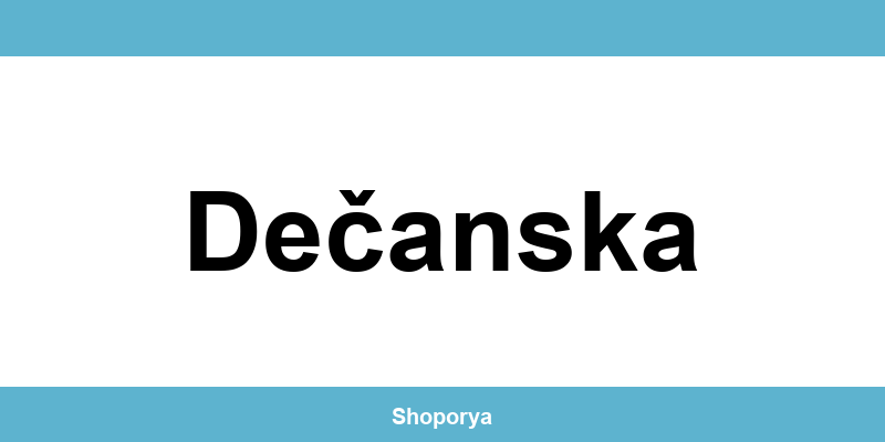 Lilly droguerie u Dečanska – radno vreme